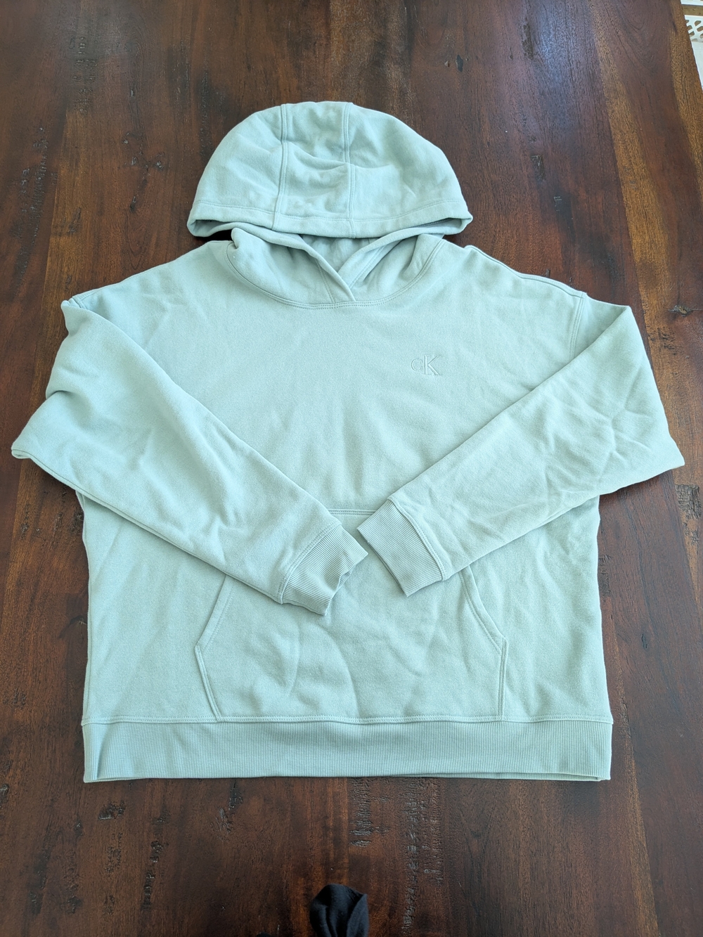 Calvin Klein Light Mint Green Pullover Hoodie